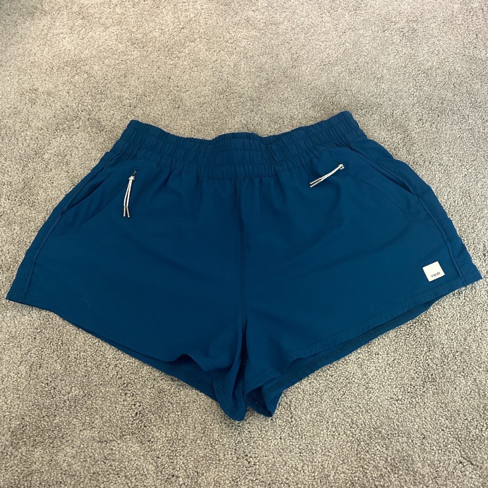 blue vuori shorts